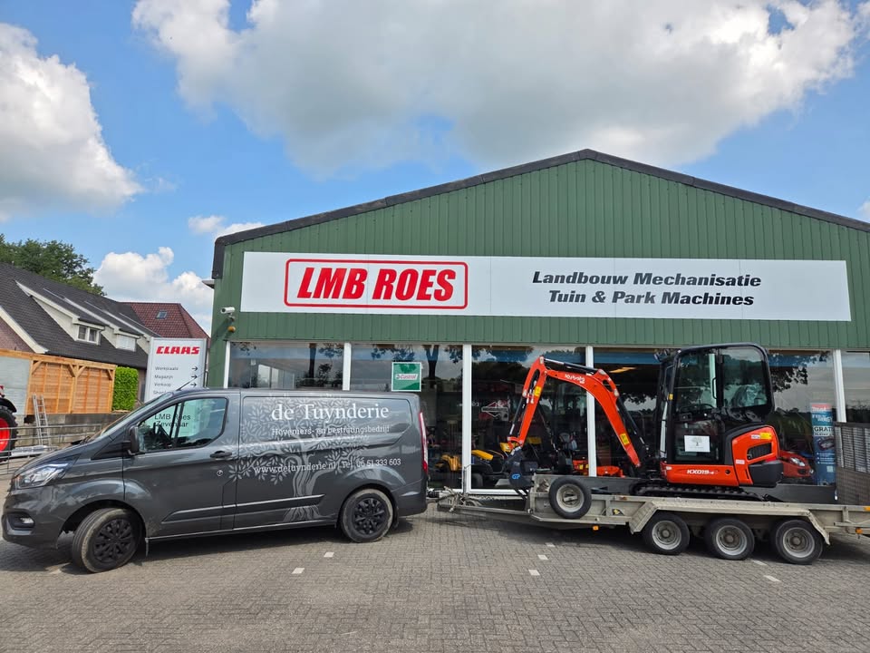  Afgeleverd: Kubota KX019-4 voor de