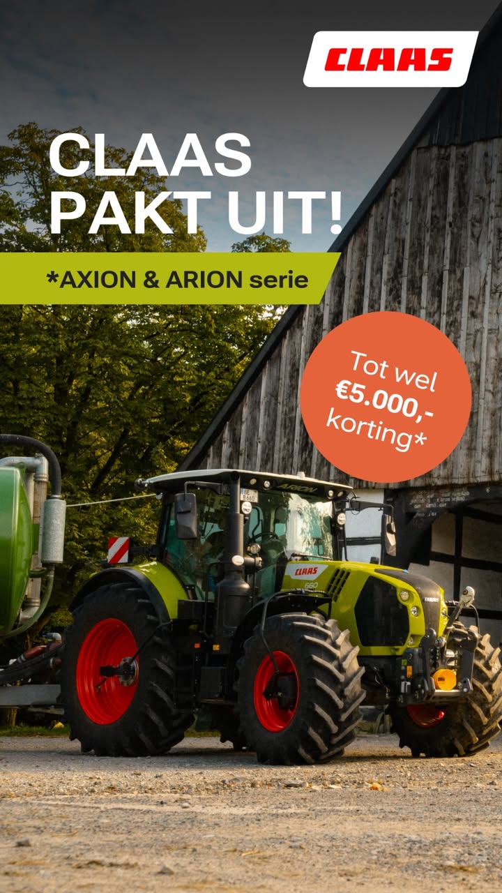  CLAAS PAKT UIT: Direct voordeel op