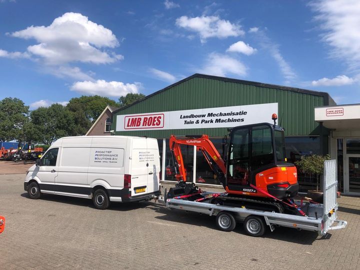  AfgeleverdKubota KX27-4 kraan aan