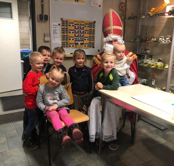  Sinterklaas bedankt voor uw bezoek