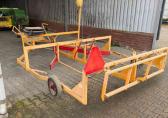 John Deere 459 balenpers  Meijer 8 paks verzamelwagen  - 8 paks klem - 10 paks klem