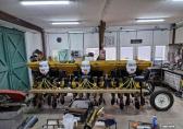 Delimbe T5, T14, T15,T18, T20  fronttank, granulaat strooier zaaimachine