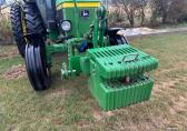 John Deere Frontgewichtendrager + gewichten
