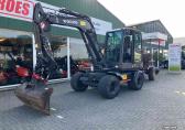 Volvo EW60 E mobiele graafmachine  kraan